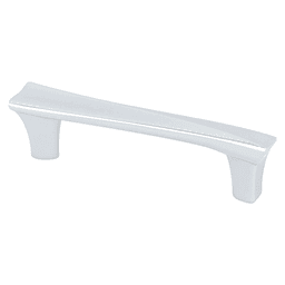 96mm Fluidic Handle Pull in Polished Chrome by Berenson Hardware