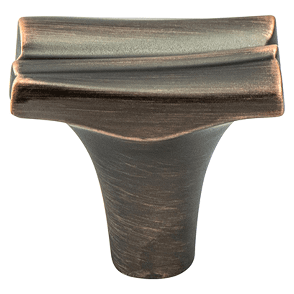 Berenson Hardware Puritan Rectangle Knob in Verona Bronze