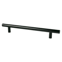 Black T-bar pull from Berenson Hardware's Transitional Advantage Plus Two Collection