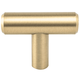 Champagne T-handle Knob from Berenson Hardware's Transitional Advantage Two Collection