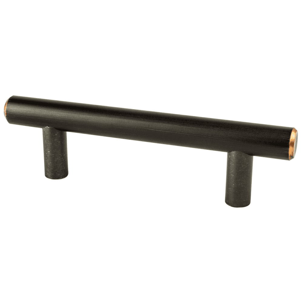 Minimalist cabinet hardware - 3" Advantage-2 Bar Pull in Verona Bronze from Berenson Hardware