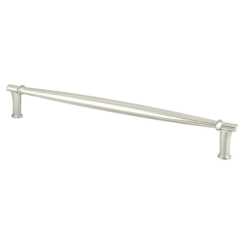 Berenson Hardware 224mm Dierdra Bar Pull in Brushed Nickel - Close Up