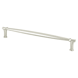 Berenson Hardware 224mm Dierdra Bar Pull in Brushed Nickel - Close Up