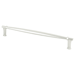 Elegant Berenson Hardware 224mm Dierdra bar pull in polished nickel