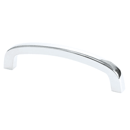 Berenson Hardware 96mm Cadence Wire Pull Antique Silver Side View