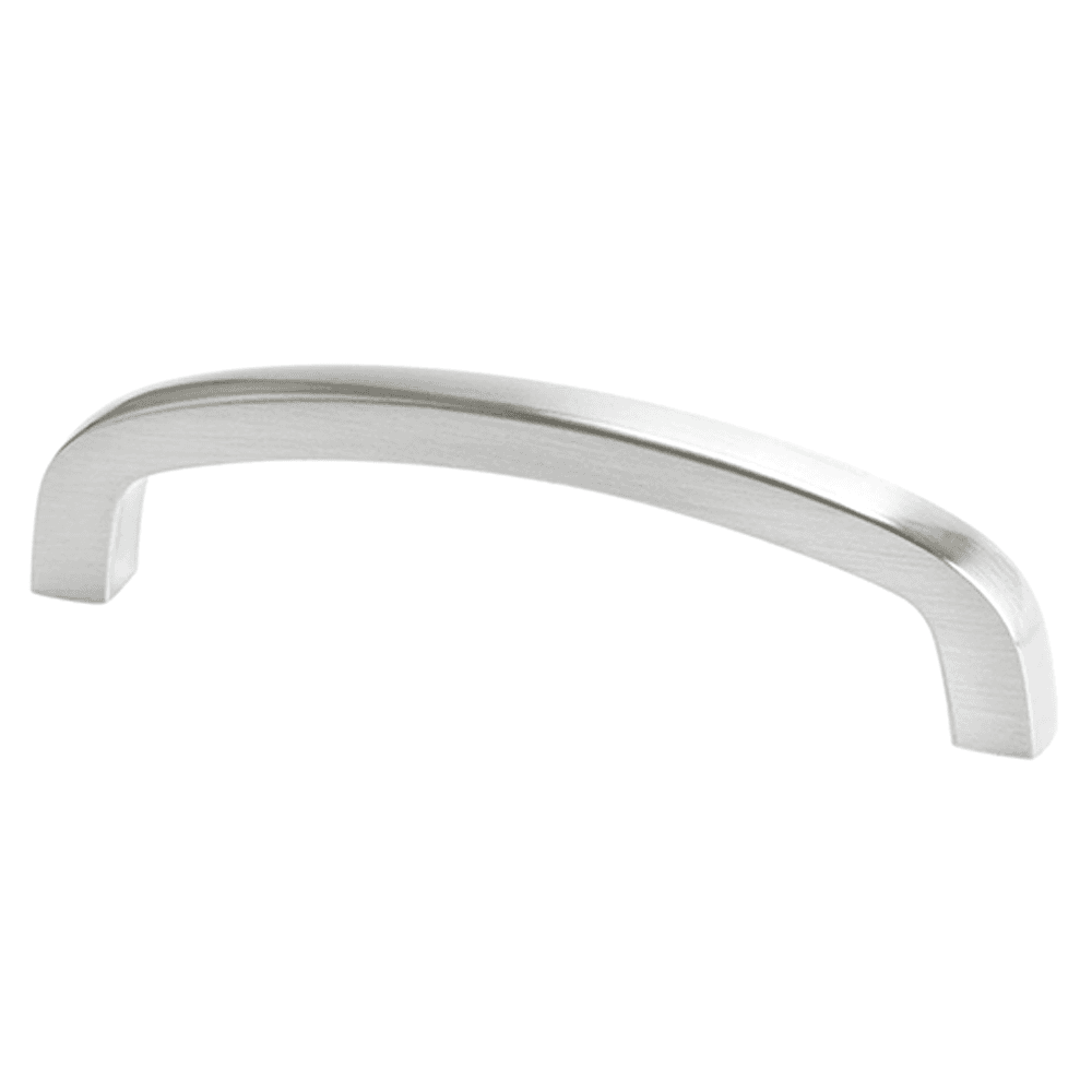 Berenson Hardware 96mm Cadence Wire Pull Antique Silver Front View