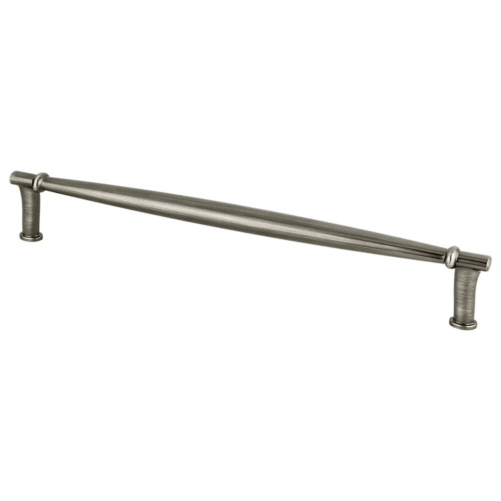 Berenson Hardware 224mm Dierdra Bar Pull in Weathered Nickel, 9-1/2" Length - Installation View