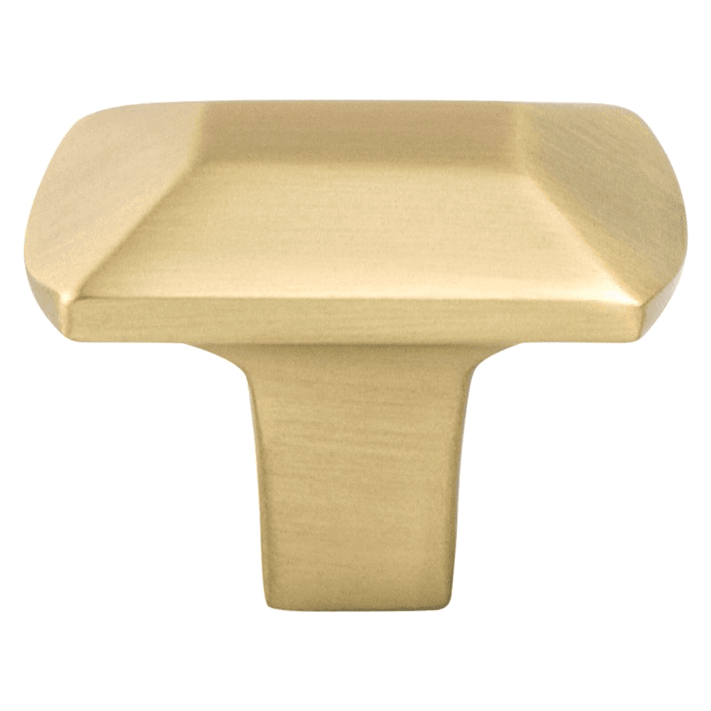 Berenson Hardware 1-7/16" Laura Geometric Knob in Brushed Gold