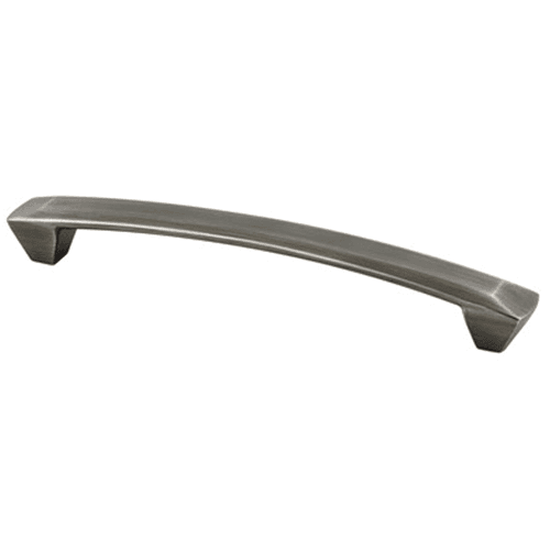 Berenson Hardware 160mm Laura Handle Pull, Vintage Nickel - Front View