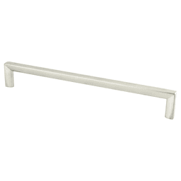 Berenson Hardware 224mm Metro Bar Pull in Brushed Nickel Finish for Modern Home Decor