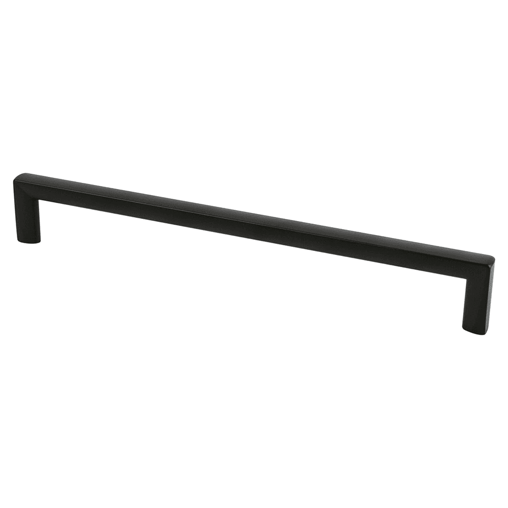 Contemporary Berenson Hardware Bar Pull in Matte Black - 224mm Metro Design