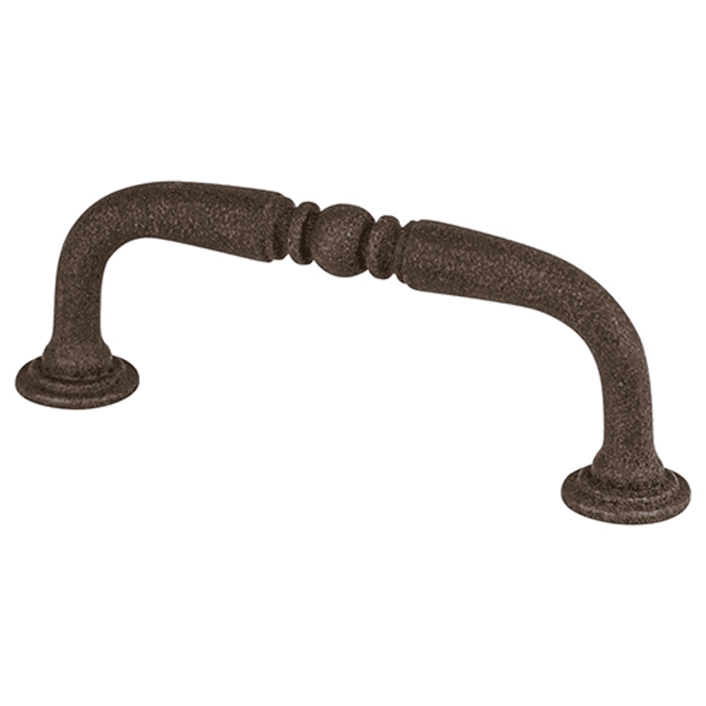 Berenson Hardware 3" American Classics Handle Pull in Dull Rust with Orb Design