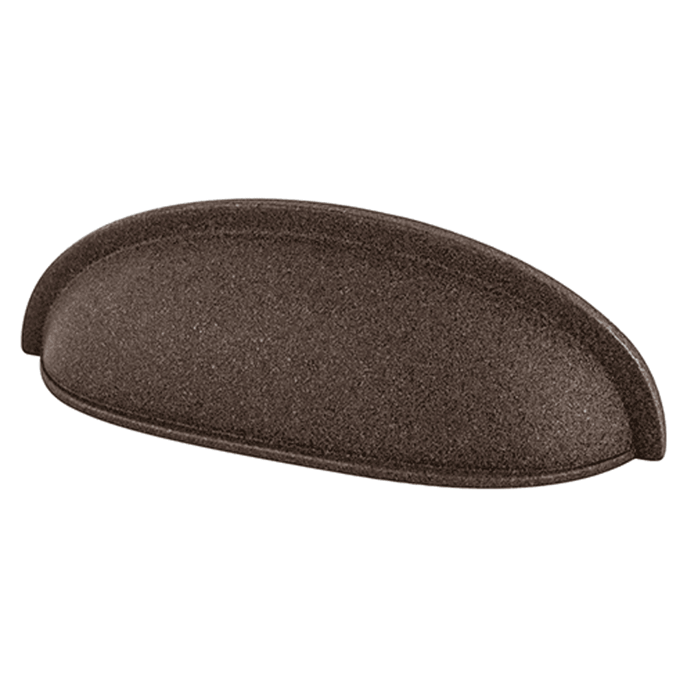 Berenson Hardware - 3" American Classics Cup Pull, Dull Rust - Kitchen Cabinet Hardware