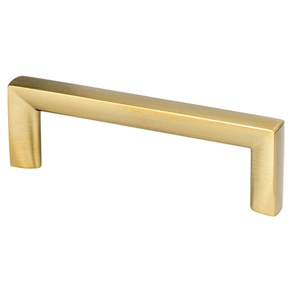 Berenson Hardware 96mm Metro Bar Pull in Modern Brushed Gold finish