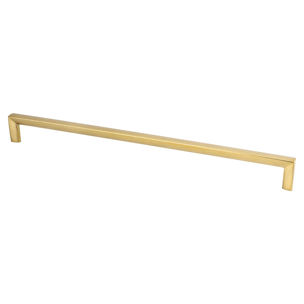 Berenson Hardware 320mm Metro Bar Pull in Modern Brushed Gold - Front View