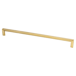 Berenson Hardware 320mm Metro Bar Pull in Modern Brushed Gold - Front View