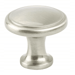 1-1/8" American Classics Ringed Knob, Brushed Nickel