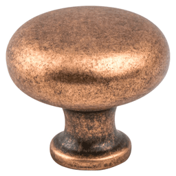 1-3/16" American Classics Round Knob in Weathered Copper finish from Berenson Hardware