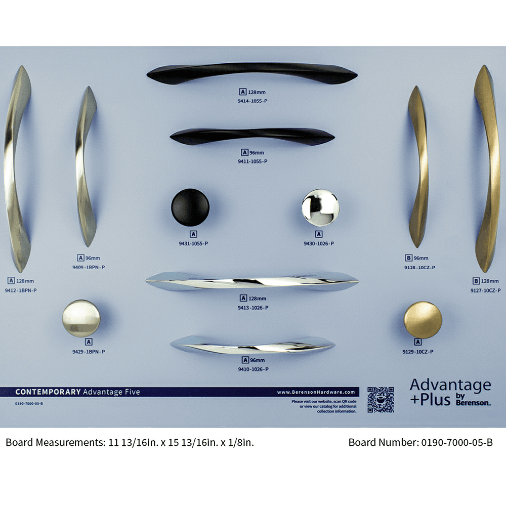 Berenson 11-13/16" x 15-13/16" Contemporary Advantage Five Collection Display Board