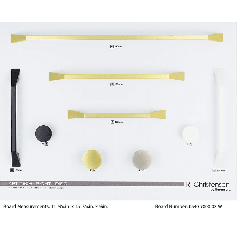 Berenson 11-3/4" x 15-3/4" Right/Disc Display Board - Main Image