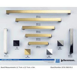 Berenson Hardware Swagger Collection Cabinet Hardware Display Board