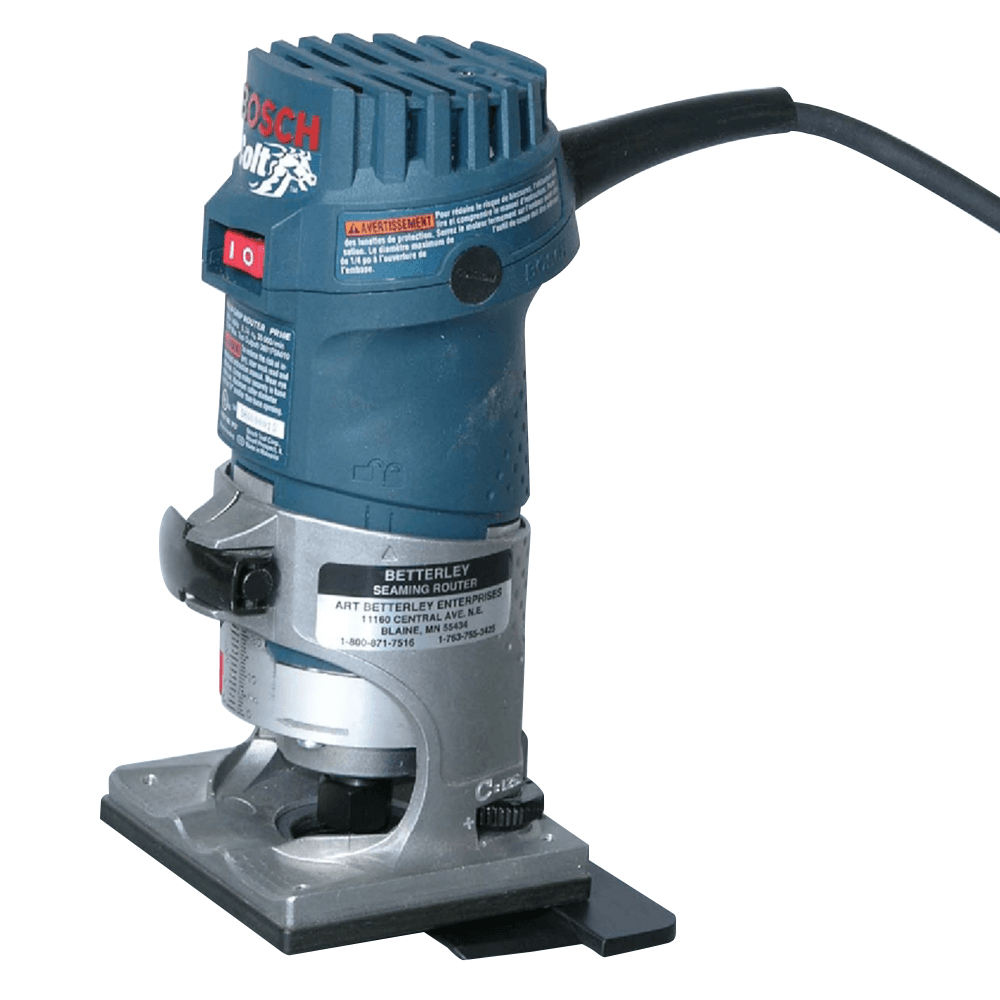 Art Betterley Seaming Router - Ideal for mitre joints, no need for a jig