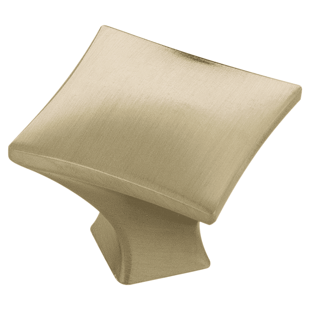 1-1/4" Twist Square Cabinet Knob, Elusive Golden Nickel (10/Box) Main - Image