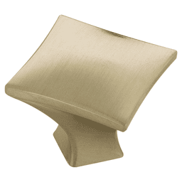 1-1/4" Twist Square Cabinet Knob, Elusive Golden Nickel (10/Box) Main - Image