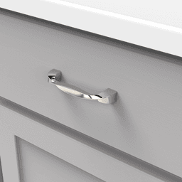 3-3/4" Twist Handle Pull, Black Iron (10/Box) Alt 2 - Image
