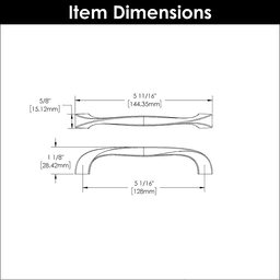 5-1/16" Twist Handle Pull, Polished Nickel Alt 3 - Image