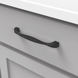 6-5/16" Twist Handle Pull, Black Iron (5/Box) Alt 2 - Image