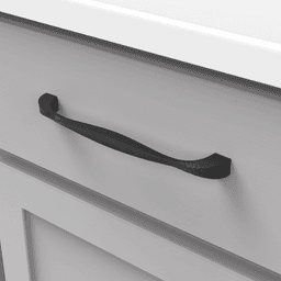 7-9/16" Twist Handle Pull, Black Iron (5/Box) Alt 2 - Image