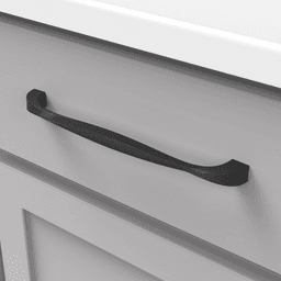 8-13/16" Twist Handle Pull, Black Iron (5/Box) Alt 2 - Image