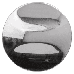 1-1/4" Crest Cabinet Knob, Chrome (10/Box) Alt 2 - Image