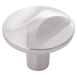 1-1/4" Crest Cabinet Knob, Chrome (10/Box) Main - Image