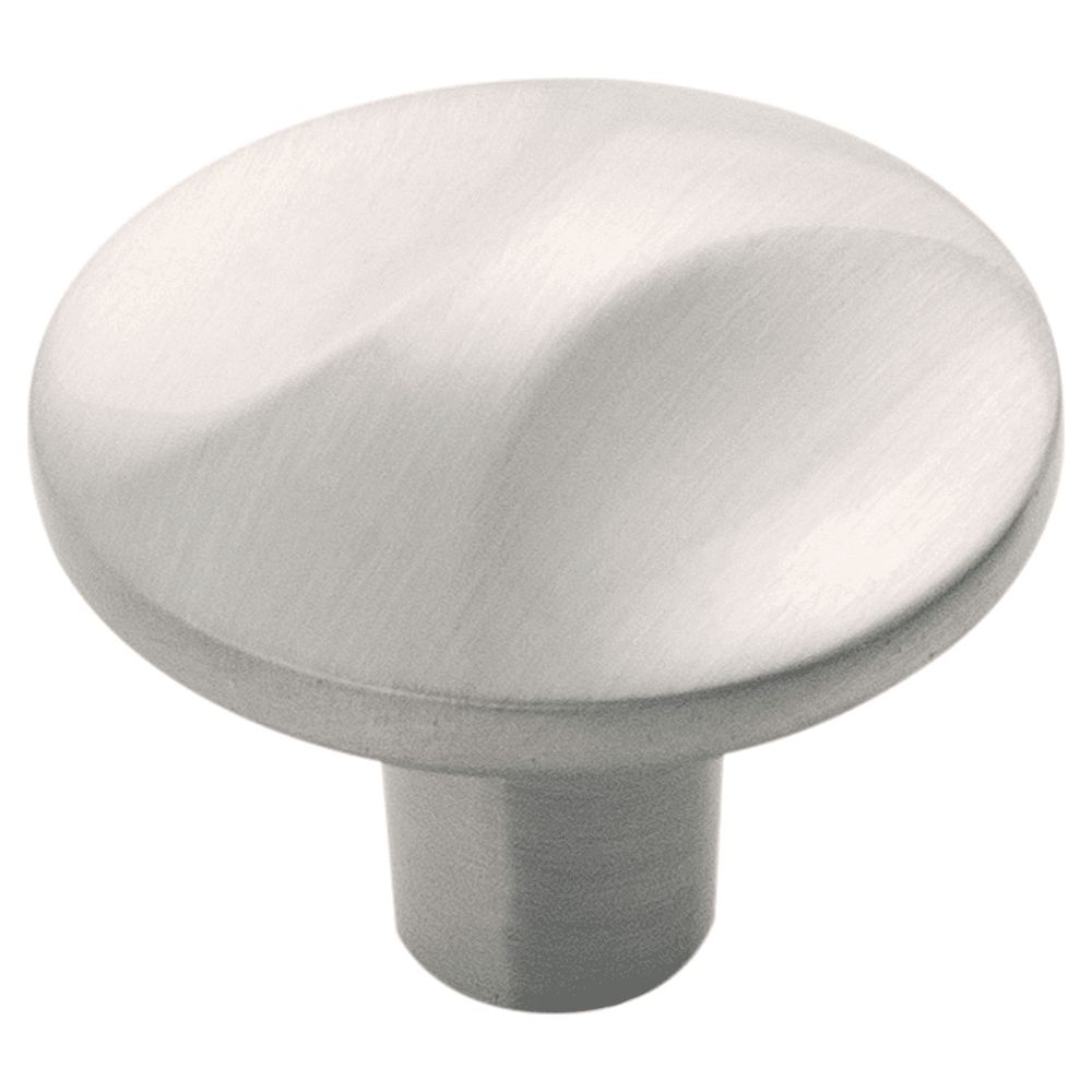 1-1/4" Crest Cabinet Knob, Satin Nickel (10/Box) Main - Image