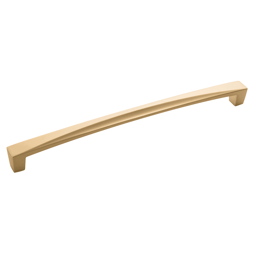 8-13/16" Crest Handle Pull, Flat Ultra Brass (5/Box) Main - Image