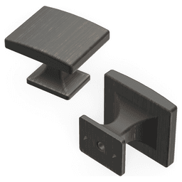 1-7/16" X 1-1/4" Forge Cabinet Knob, Vintage Bronze (10/Box) Main - Image