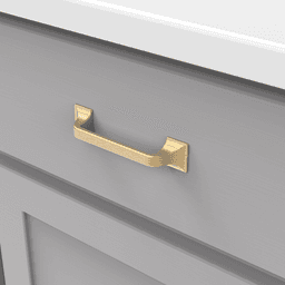 3-3/4" Forge Handle Pull, Brushed Golden Brass (10/Box) Alt 4 - Image