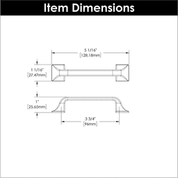 3-3/4" Forge Handle Pull, Black Iron (10/Box) Alt 6 - Image