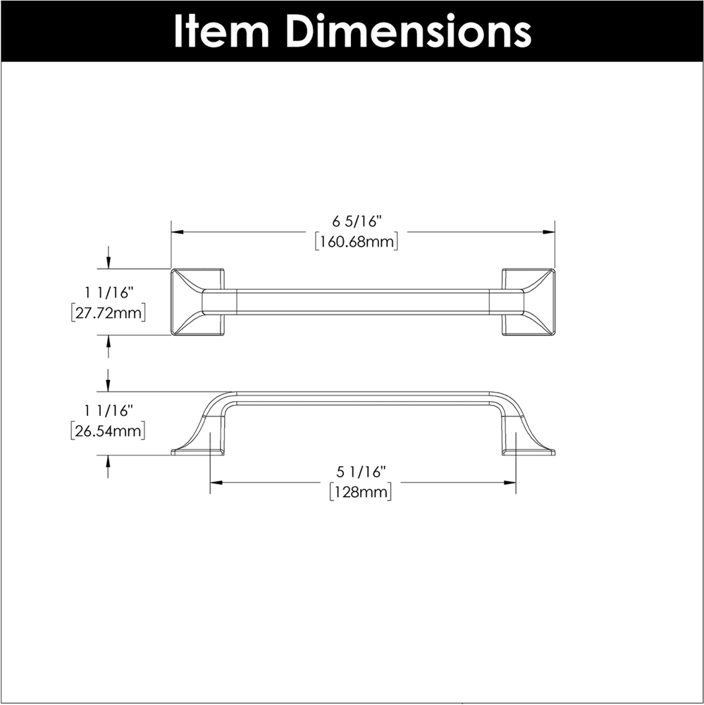 5-1/16" Forge Handle Pull, Black Iron (10/Box) Alt 6 - Image