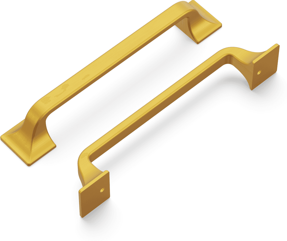 5-1/16" Forge Handle Pull, Brushed Golden Brass Main - Image