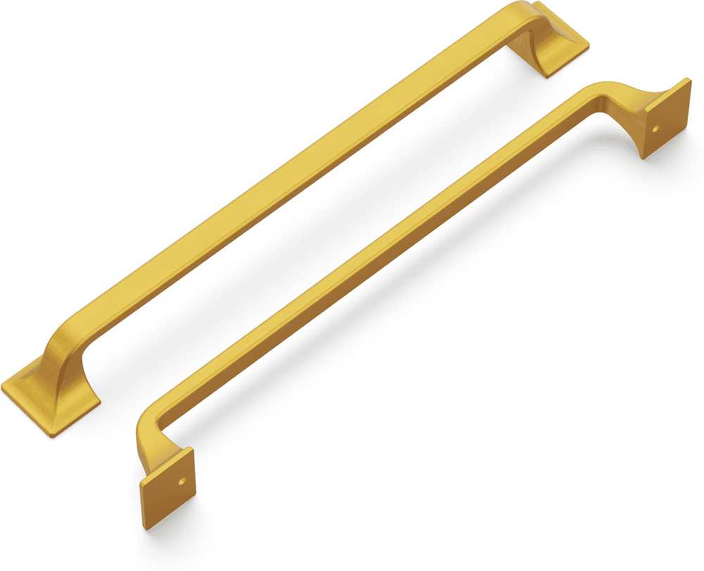 8-13/16" Forge Handle Pull, Brushed Golden Brass Main - Image
