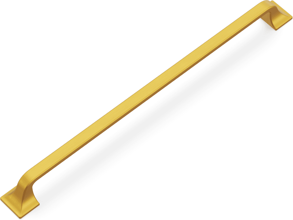 12" Forge Handle Pull, Brushed Golden Brass (5/Box) Alt 1 - Image