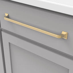 12" Forge Handle Pull, Brushed Golden Brass (5/Box) Alt 4 - Image