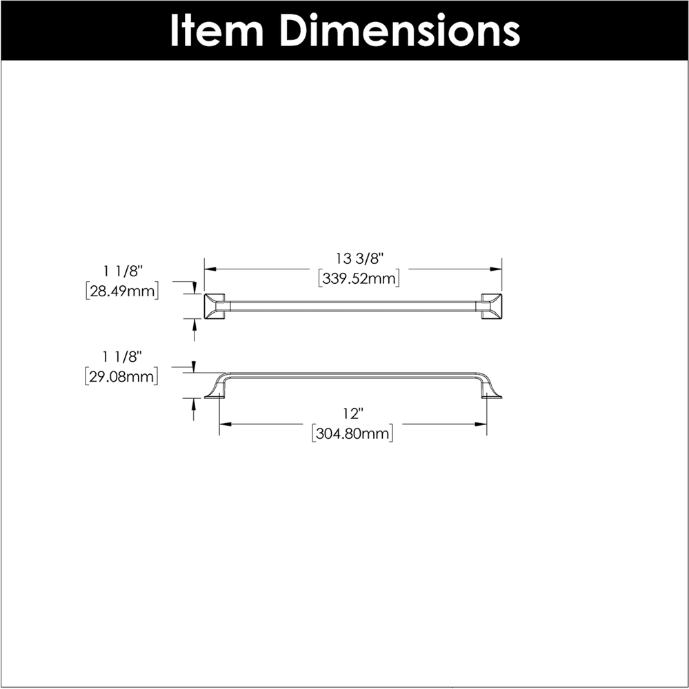 12" Forge Handle Pull, Black Iron (5/Box) Alt 6 - Image