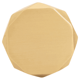 1-1/4" Karat Cabinet Knob, Brushed Golden Brass Alt 2 - Image