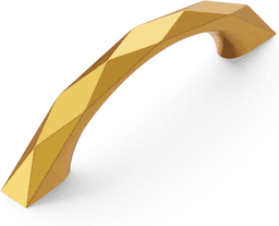 3" Karat Arch Pull, Brushed Golden Brass Alt 1 - Image