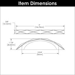 3-3/4" Karat Arch Pull, Brushed Golden Brass Alt 5 - Image