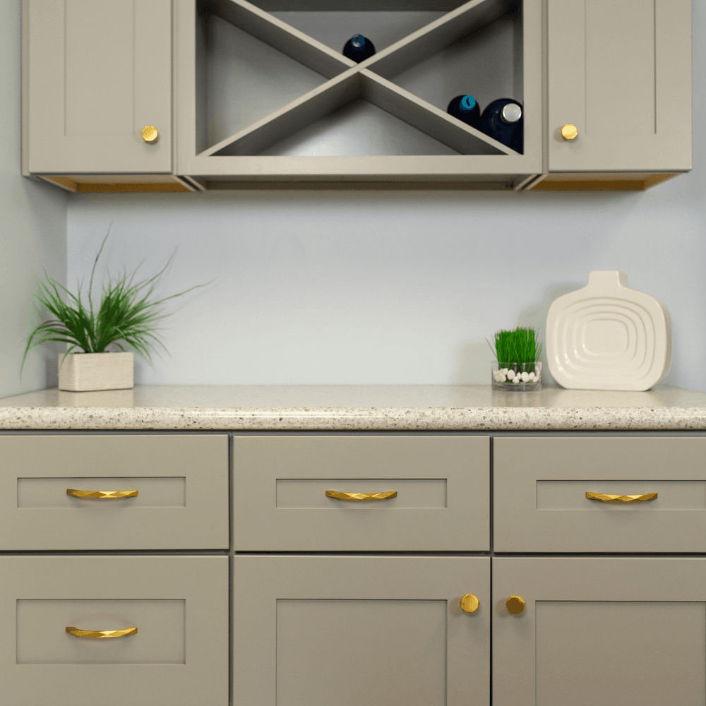 5-1/16" Karat Arch Pull, Brushed Golden Brass (10/Box) Alt 4 - Image